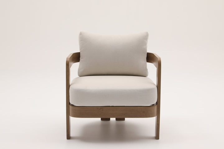 Dala Lounge Chair — Natural Wood