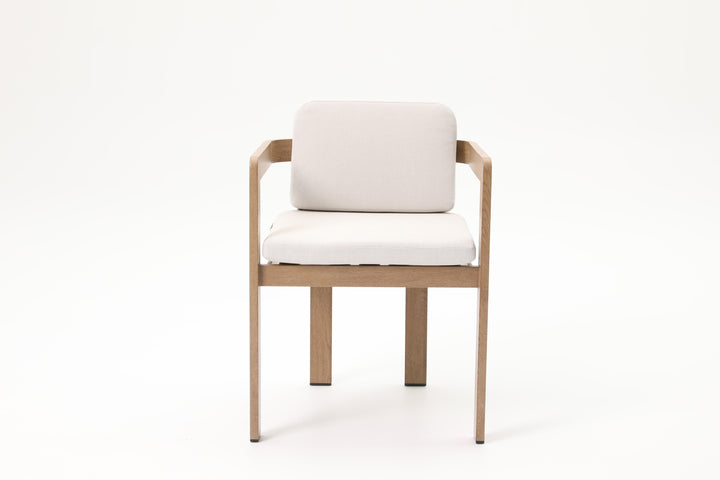 Dala Dining Armchair — Natural Wood