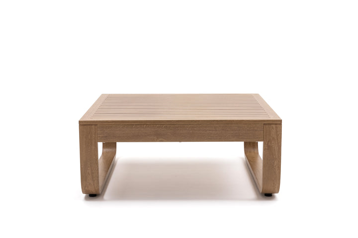 Dala Rectangular Side Table — Natural Wood