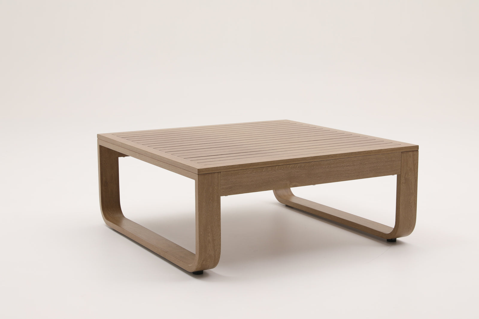Dala Rectangular Side Table — Natural Wood