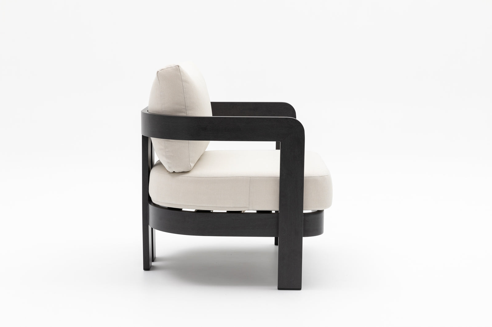 Dala Lounge Chair — Black Wood
