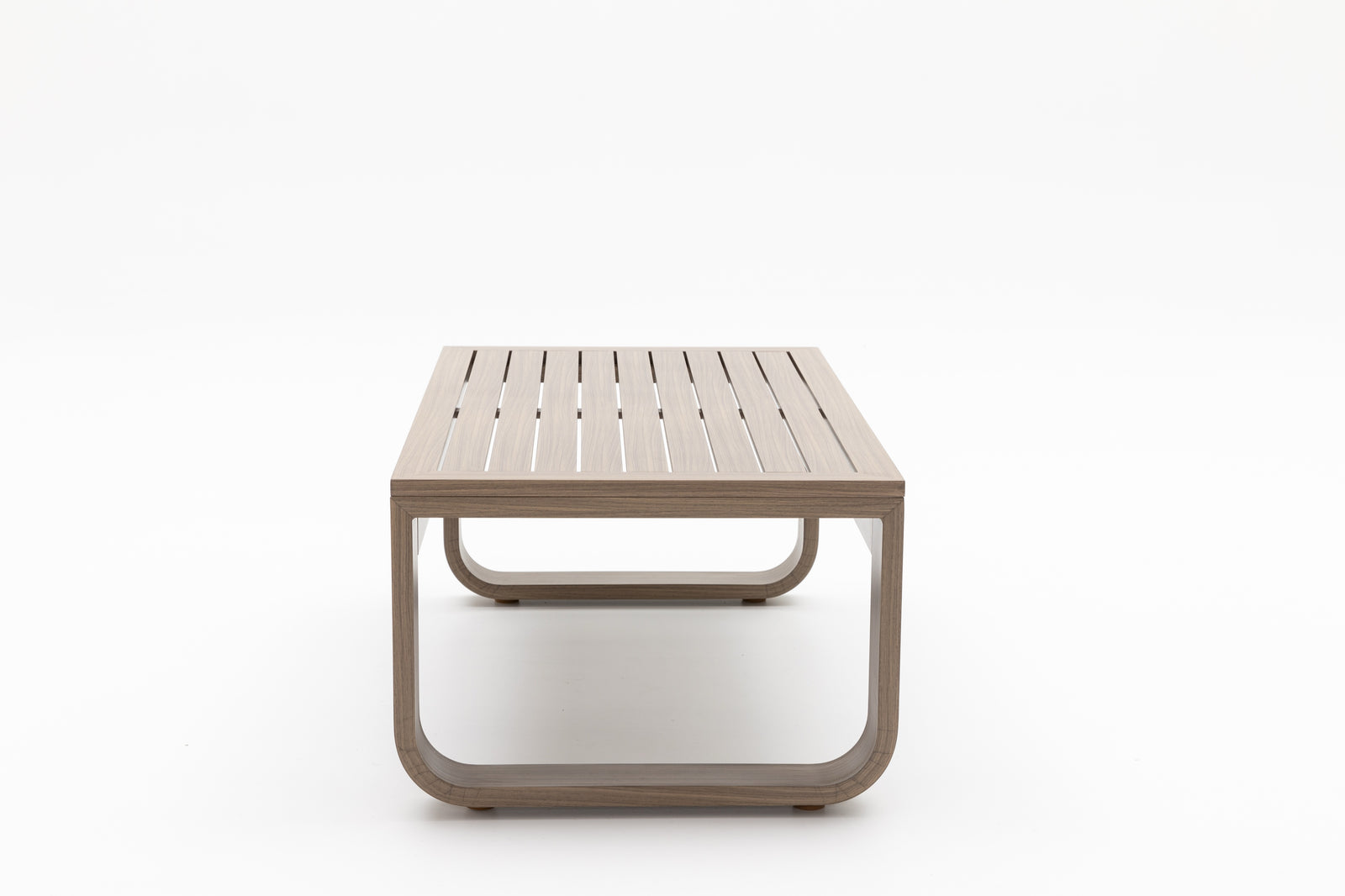 Dala Rectangular Side Table — Natural Wood