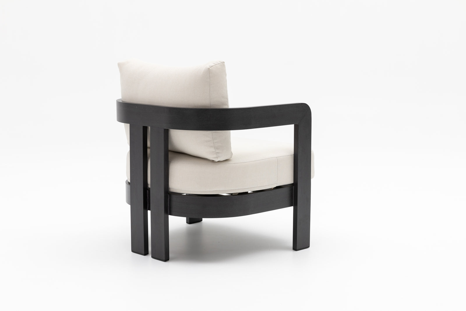 Dala Lounge Chair — Black Wood