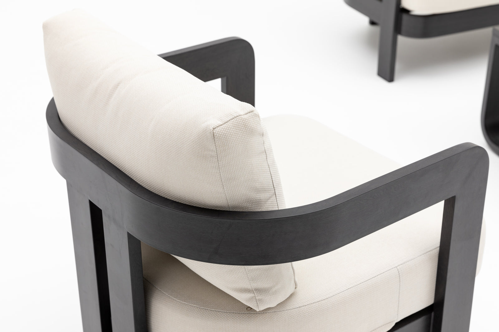 Dala Lounge Chair — Black Wood
