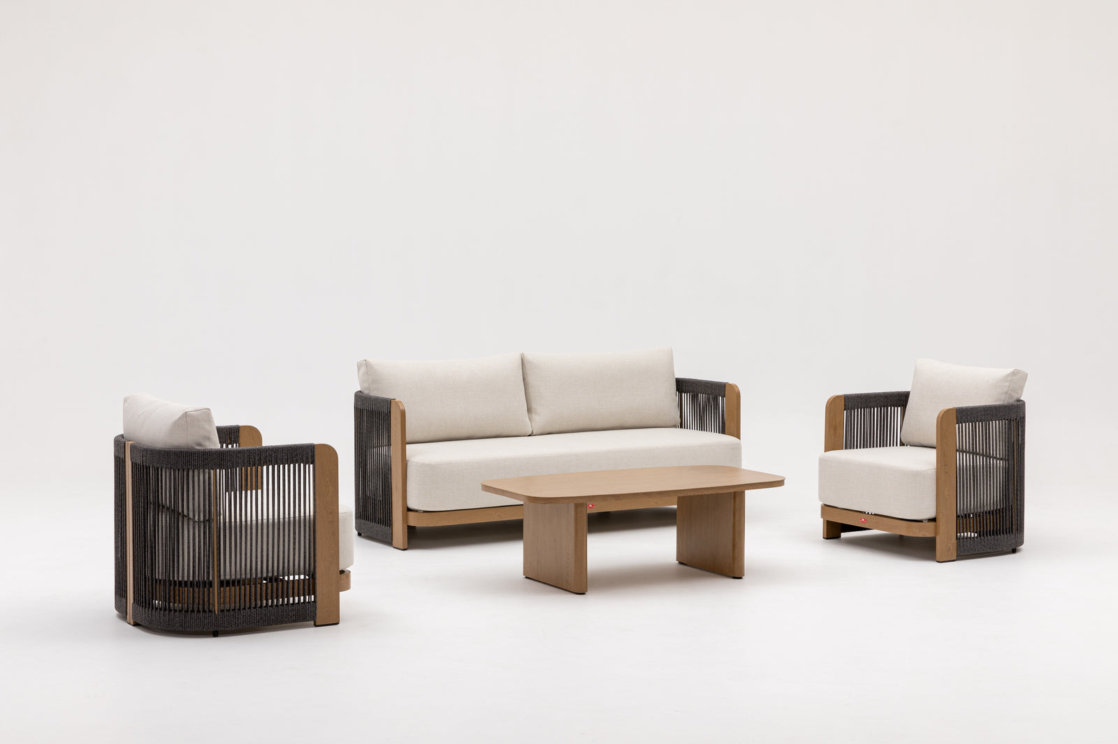 Havana Lounge Chair — Natural Wood