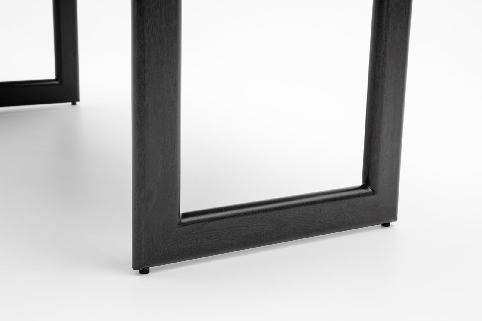 Dala Rectangular Bar Table — Black Wood