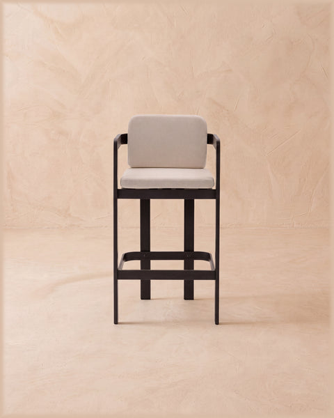 Dala Bar & Counter Stool-Black Wood