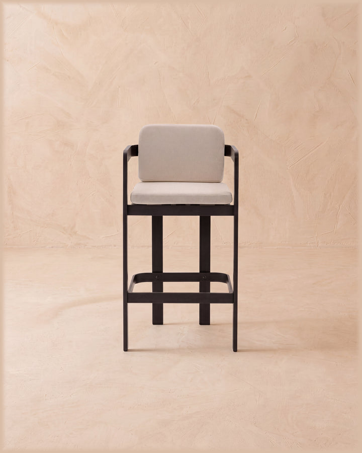 Dala Bar & Counter Stool-Black Wood