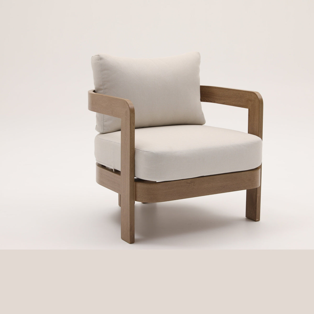Dala Lounge Chair — Natural Wood
