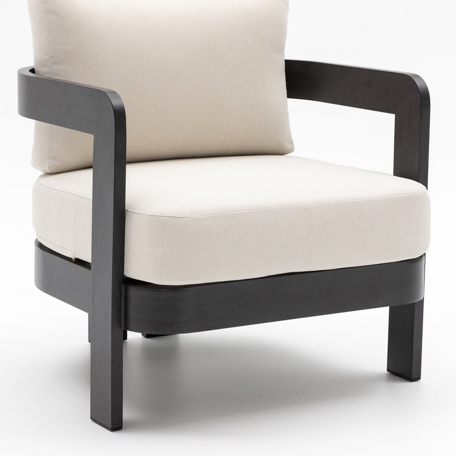 Dala Lounge Chair — Black Wood