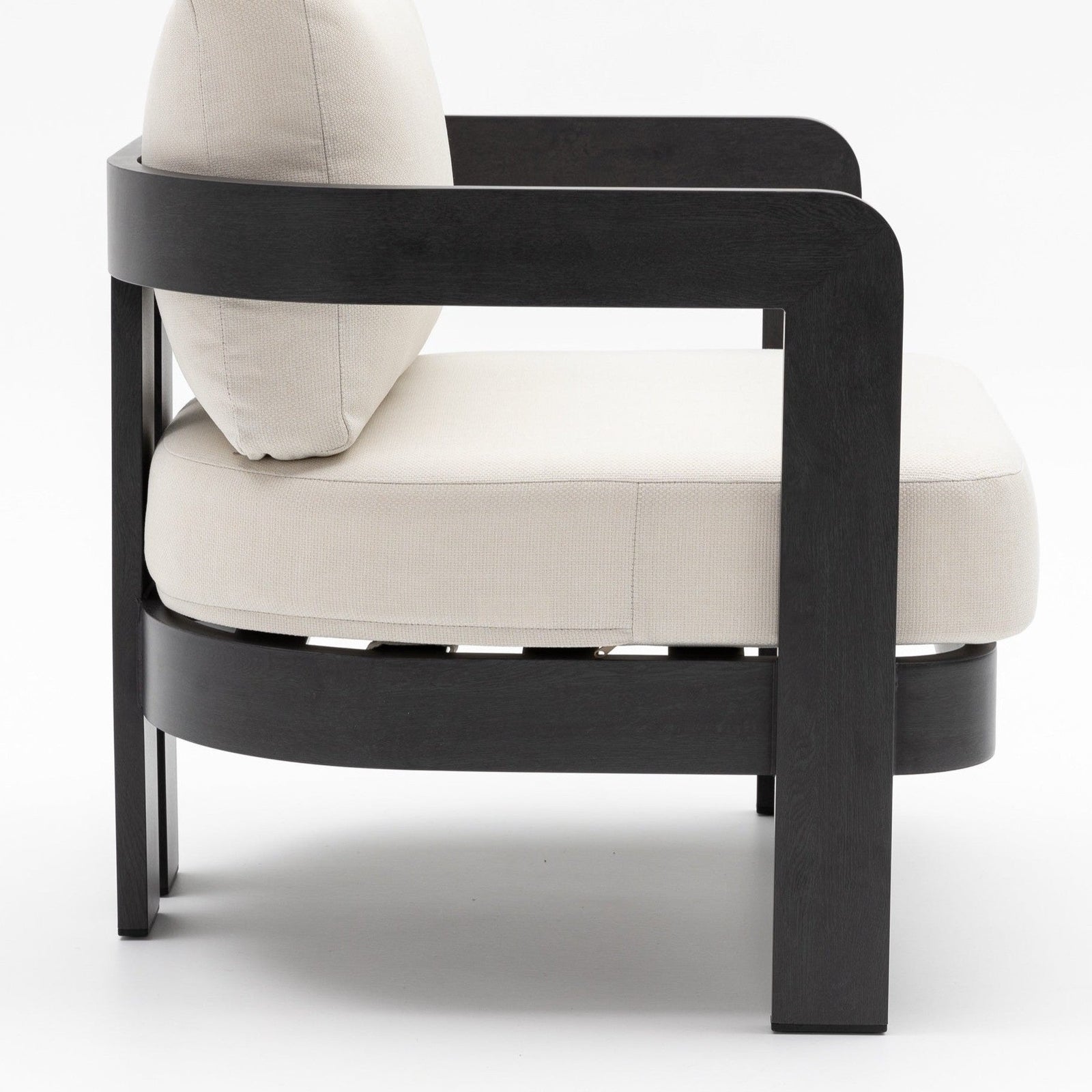 Dala Lounge Chair — Black Wood