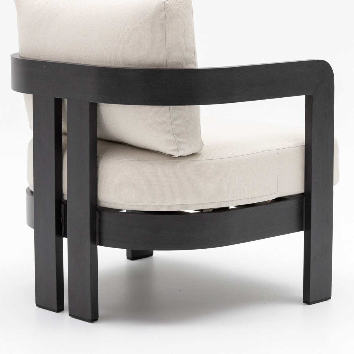 Dala Lounge Chair — Black Wood