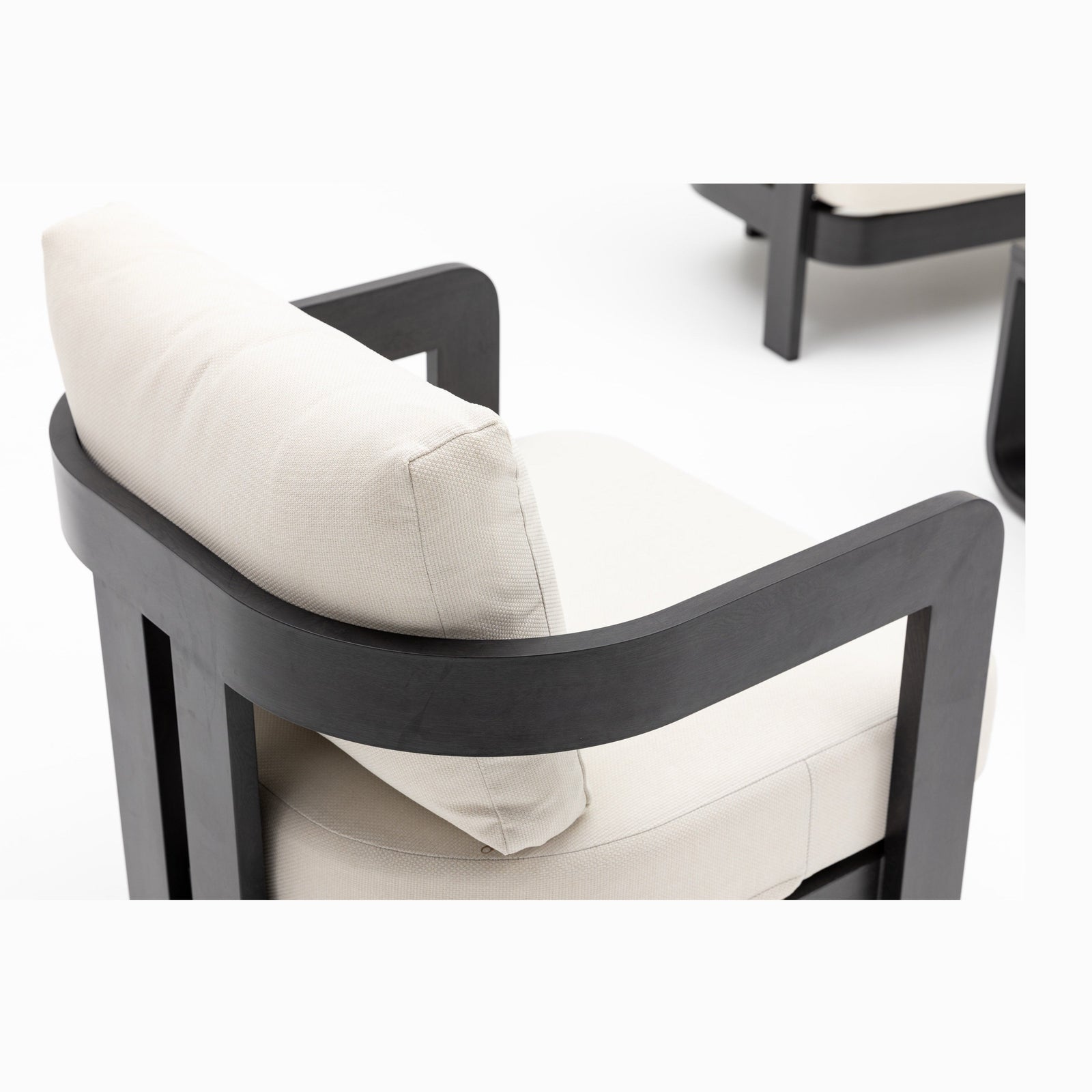 Dala Lounge Chair — Black Wood