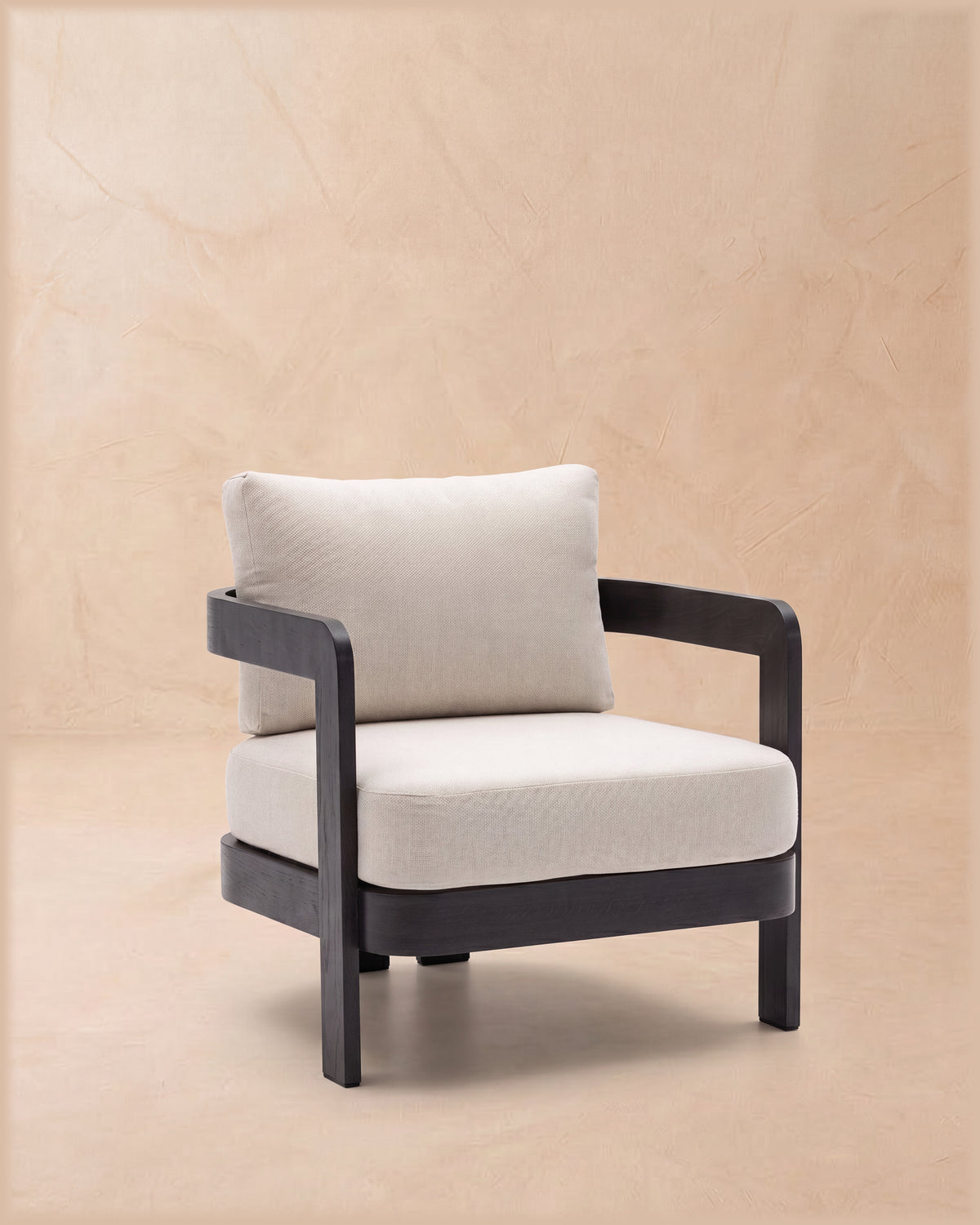 Dala Lounge Chair — Black Wood