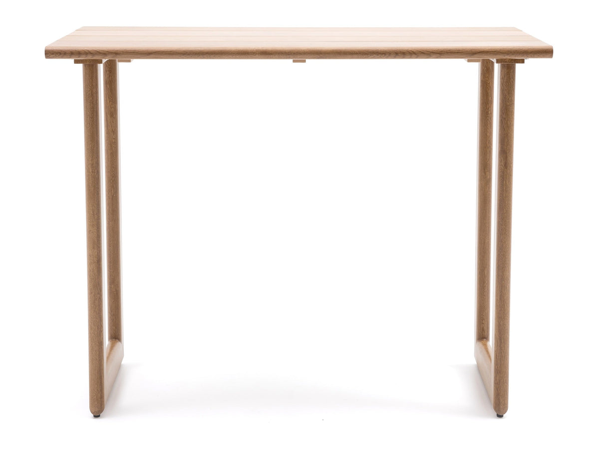Dala Rectangular Bar Table — Natural Wood