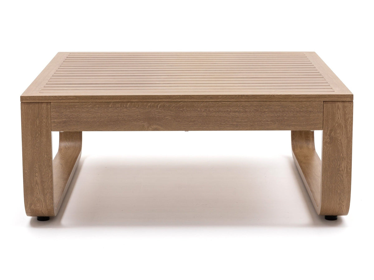 Dala Rectangular Side Table — Natural Wood