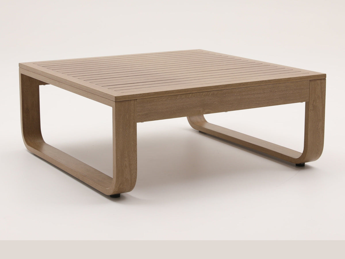 Dala Rectangular Side Table — Natural Wood