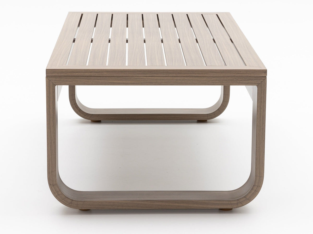 Dala Rectangular Side Table — Natural Wood